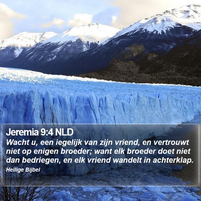 Jeremia 9:4 NLD Bible Verse Image