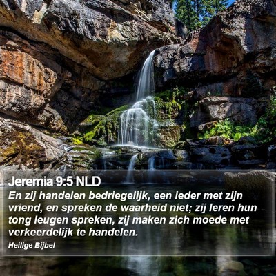 Jeremia 9:5 NLD Bible Verse Image