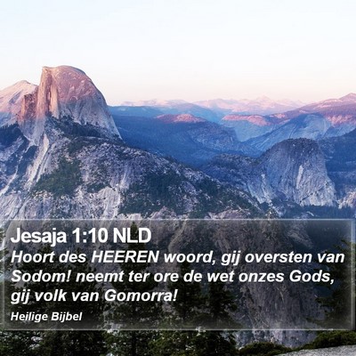 Jesaja 1:10 NLD Bible Verse Image
