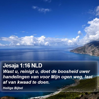 Jesaja 1:16 NLD Bible Verse Image