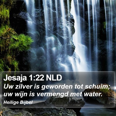 Jesaja 1:22 NLD Bible Verse Image
