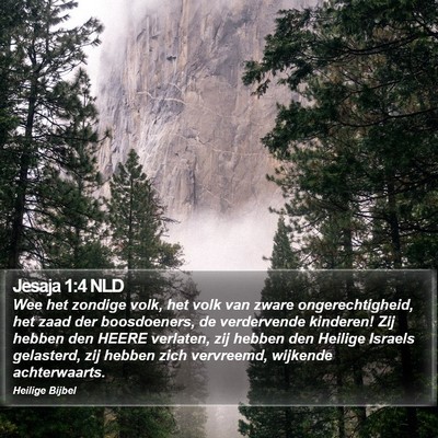 Jesaja 1:4 NLD Bible Verse Image