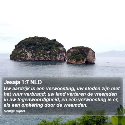 Jesaja 1:7 NLD Bible Verse Image