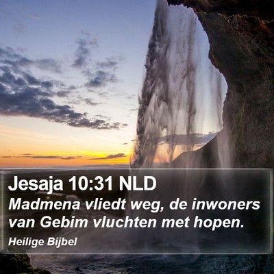 Jesaja 10:31 NLD Bible Verse Image