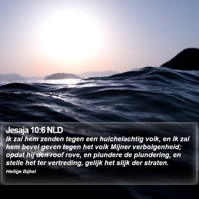 Jesaja 10:6 NLD Bible Verse Image