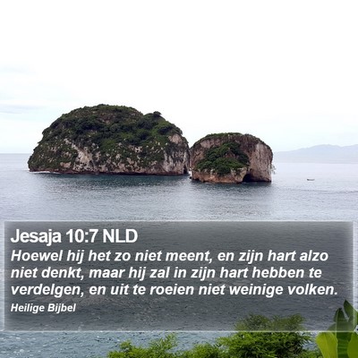 Jesaja 10:7 NLD Bible Verse Image