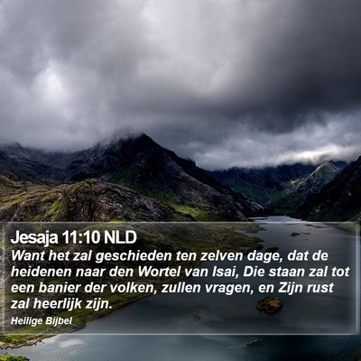 Jesaja 11:10 NLD Bible Verse Image