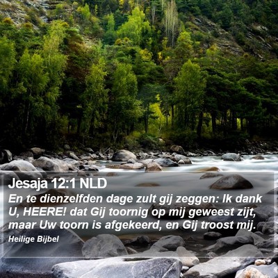 Jesaja 12:1 NLD Bible Verse Image