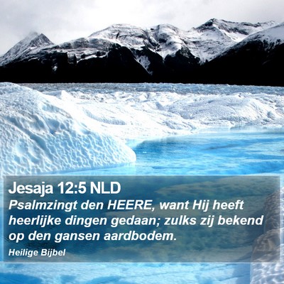 Jesaja 12:5 NLD Bible Verse Image