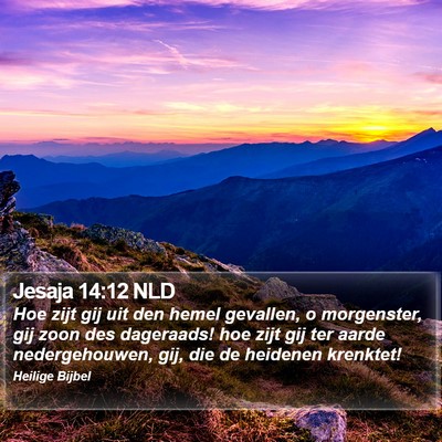 Jesaja 14:12 NLD Bible Verse Image