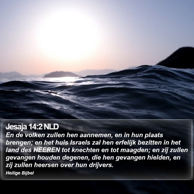 Jesaja 14:2 NLD Bible Verse Image