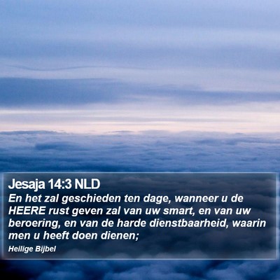 Jesaja 14:3 NLD Bible Verse Image