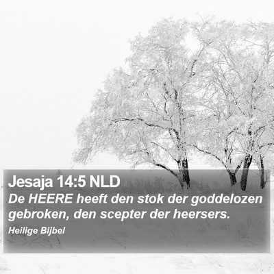 Jesaja 14:5 NLD Bible Verse Image