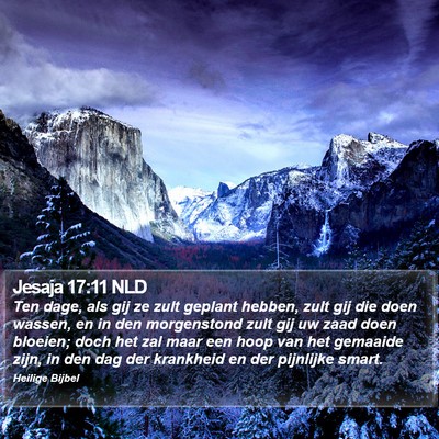Jesaja 17:11 NLD Bible Verse Image