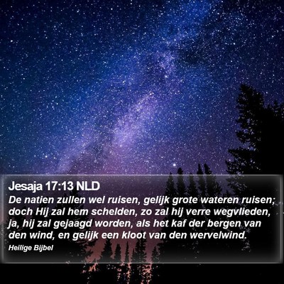 Jesaja 17:13 NLD Bible Verse Image