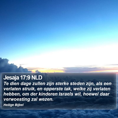 Jesaja 17:9 NLD Bible Verse Image