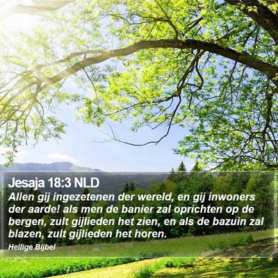 Jesaja 18:3 NLD Bible Verse Image
