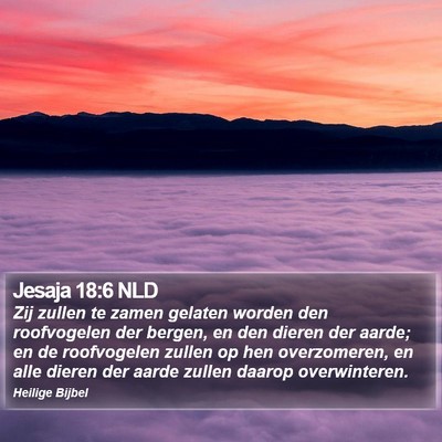 Jesaja 18:6 NLD Bible Verse Image