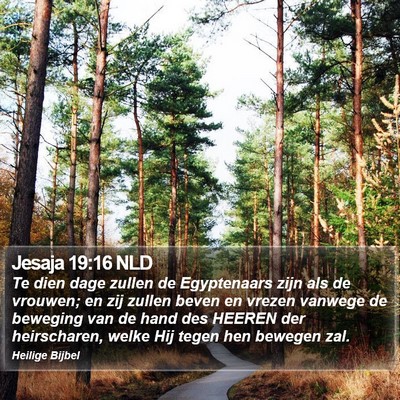 Jesaja 19:16 NLD Bible Verse Image