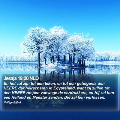 Jesaja 19:20 NLD Bible Verse Image
