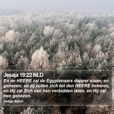 Jesaja 19:22 NLD Bible Verse Image