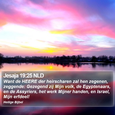 Jesaja 19:25 NLD Bible Verse Image