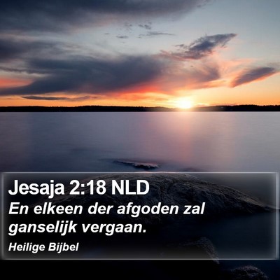 Jesaja 2:18 NLD Bible Verse Image