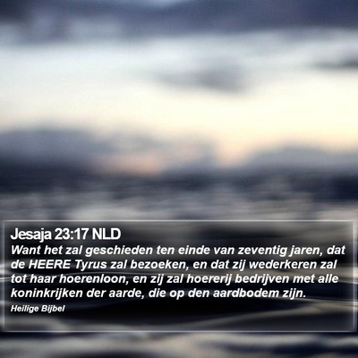 Jesaja 23:17 NLD Bible Verse Image