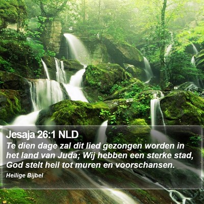 Jesaja 26:1 NLD Bible Verse Image