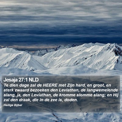 Jesaja 27:1 NLD Bible Verse Image