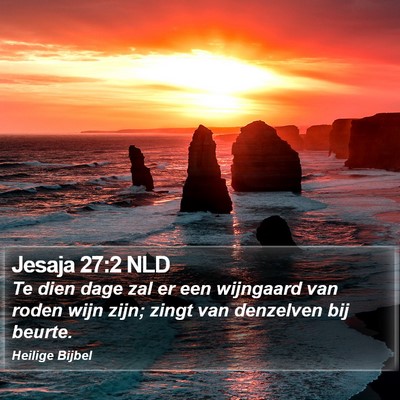 Jesaja 27:2 NLD Bible Verse Image