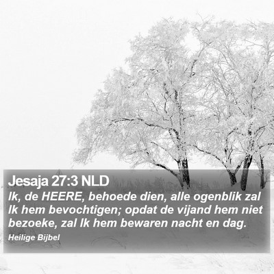 Jesaja 27:3 NLD Bible Verse Image