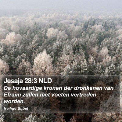 Jesaja 28:3 NLD Bible Verse Image