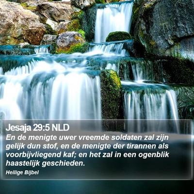 Jesaja 29:5 NLD Bible Verse Image