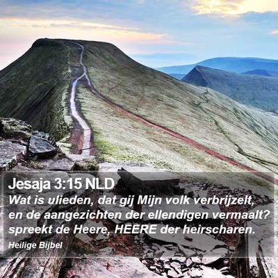 Jesaja 3:15 NLD Bible Verse Image