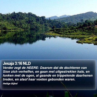 Jesaja 3:16 NLD Bible Verse Image