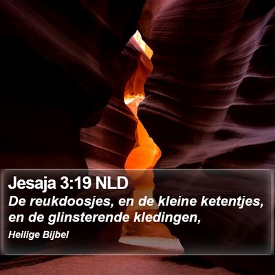 Jesaja 3:19 NLD Bible Verse Image