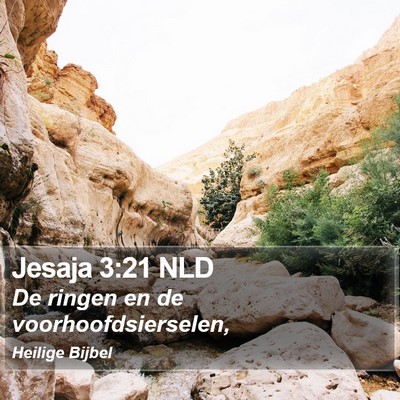 Jesaja 3:21 NLD Bible Verse Image
