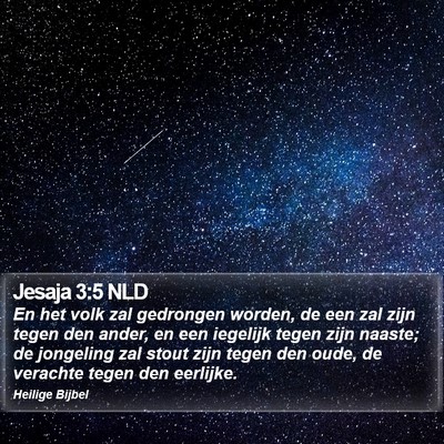 Jesaja 3:5 NLD Bible Verse Image