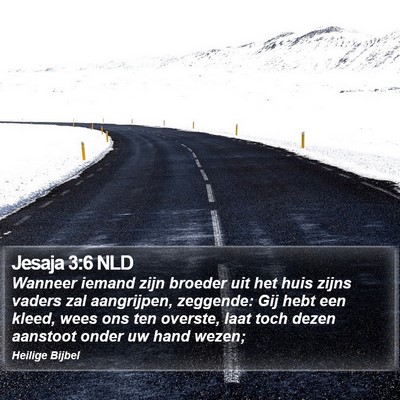 Jesaja 3:6 NLD Bible Verse Image