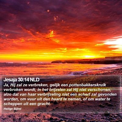 Jesaja 30:14 NLD Bible Verse Image