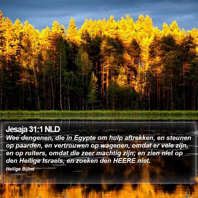 Jesaja 31:1 NLD Bible Verse Image
