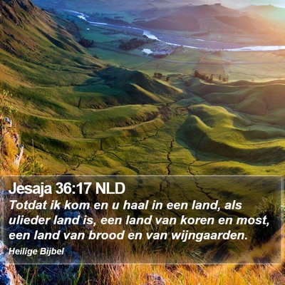 Jesaja 36:17 NLD Bible Verse Image