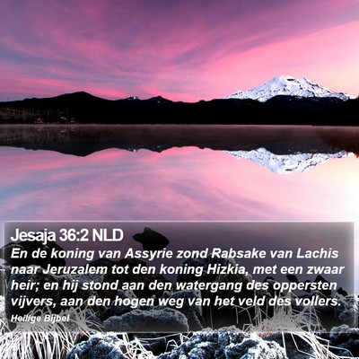 Jesaja 36:2 NLD Bible Verse Image