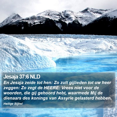Jesaja 37:6 NLD Bible Verse Image