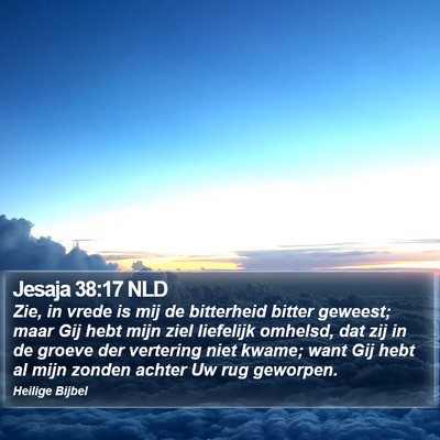 Jesaja 38:17 NLD Bible Verse Image