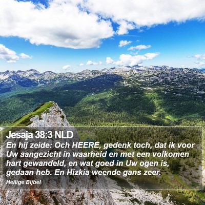 Jesaja 38:3 NLD Bible Verse Image