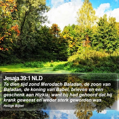Jesaja 39:1 NLD Bible Verse Image