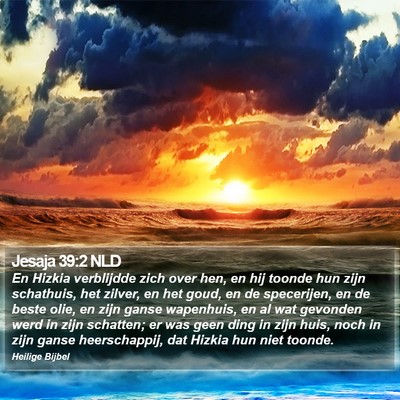 Jesaja 39:2 NLD Bible Verse Image