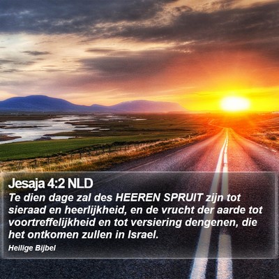 Jesaja 4:2 NLD Bible Verse Image
